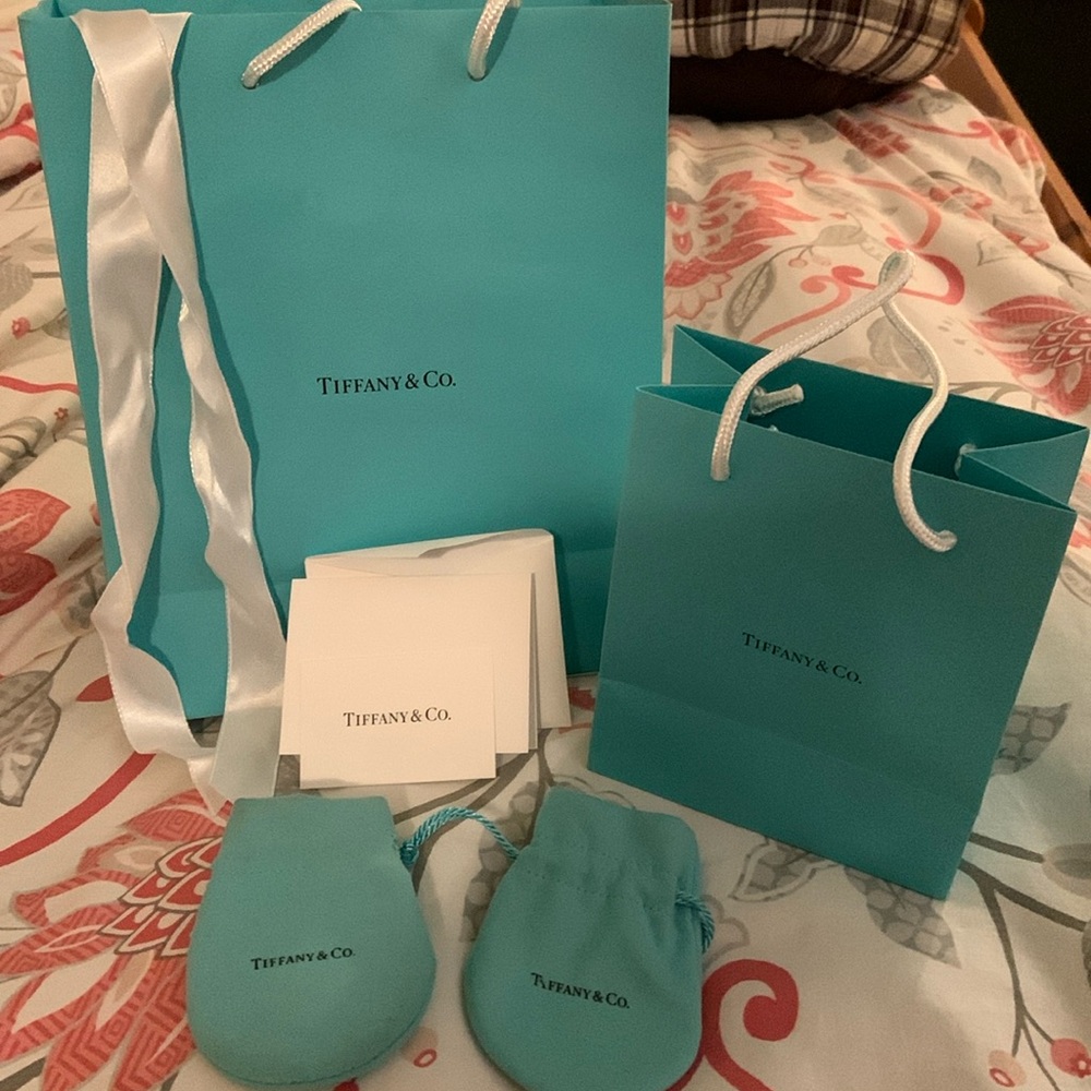 SOLD! Tiffany boxes & bags